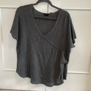 Grey Free People Top